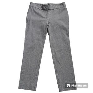 Ann Taylor Striped Seersucker Pants